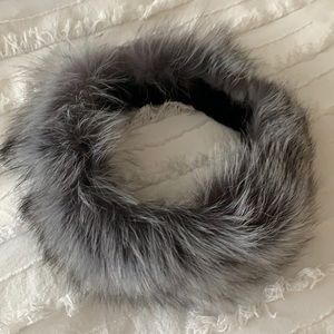 Real Fox Fur Head Wrap